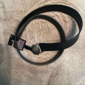 ✅Women’s Black Leather Belt